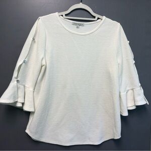 Green Envelope Large Cream Women’s Blouse